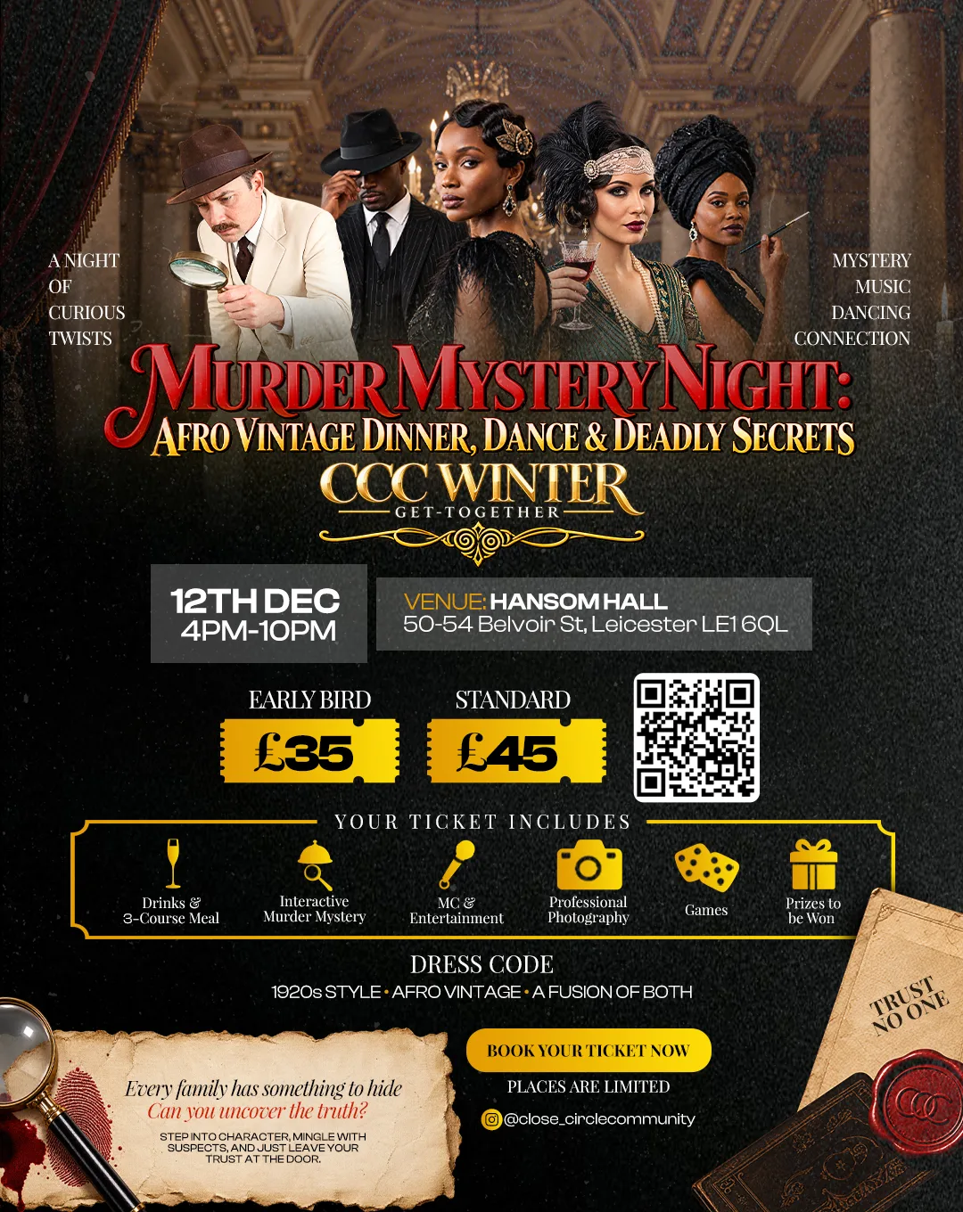 Photo from Murder Mystery Night: Afro Vintage Dinner, Dance & Deadly Secrets